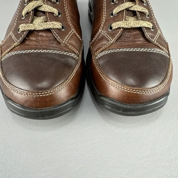 Finn Comfort Alamo Shoes Mens Size 8 Two Tone Leather Gorpcore Comfort Sneakers