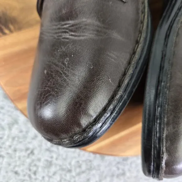 Finn Comfort Milano Brown Leather Lace Up Casual Walking Oxford Shoes Mens 8