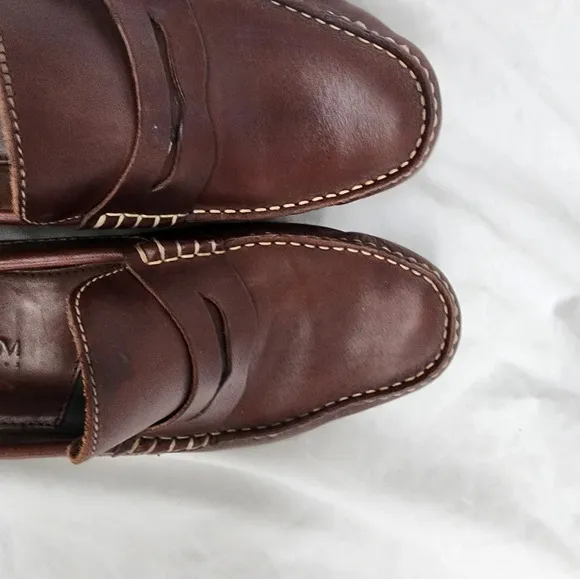 Florsheim brown soft‎ loafers 10.5