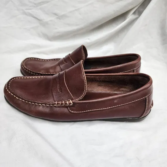 Florsheim brown soft‎ loafers 10.5