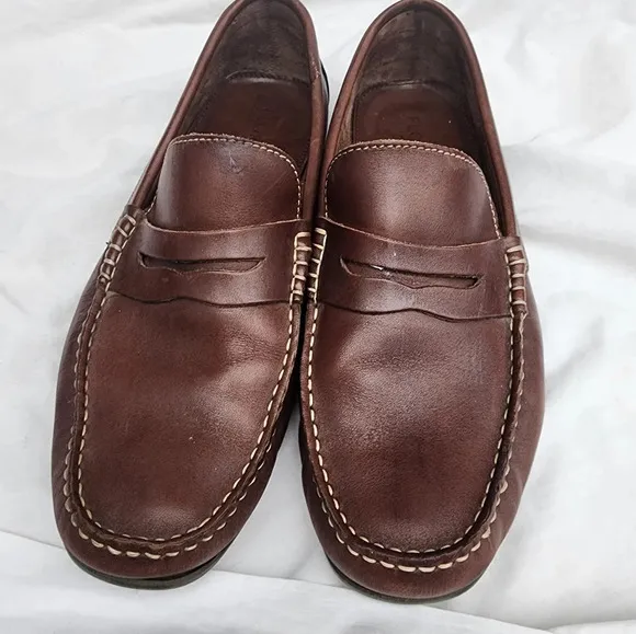 Florsheim brown soft‎ loafers 10.5