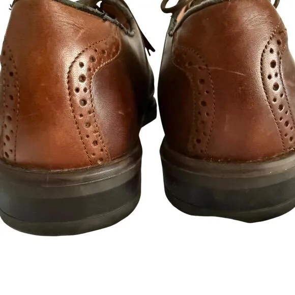 FLORSHEIM Ease Mens‎ Brown Leather Oxford Dress Shoes, 10.5M