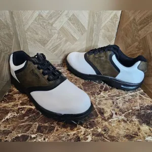 Footjoy men's 45516 greenjoys golf shoes size 11.5.   162