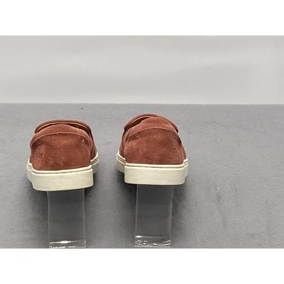 Frye Women’s Ivy Primrose Suede Slip On Comfort Shoes Sz 7 Brown