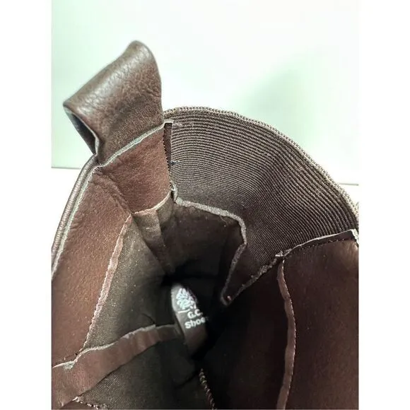 G.C Shoes Aston Brown Riding Boots With Buckle Detail Size 6.5 New