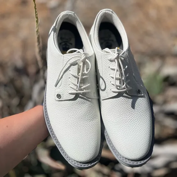 G/FORE | Gallivanter G/Lock Pebble Leather Camo Golf Shoes White US 12