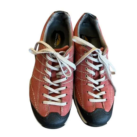Go Lite Lime Lite Low Hiking Shoes Boots Rugged Outdoor Discontinued Size 7.5