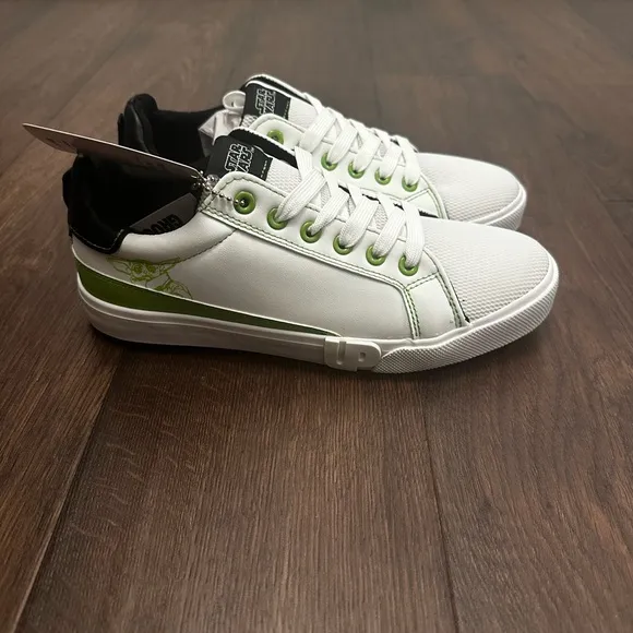 Ground Up Grogu Mesh Court Sneakers