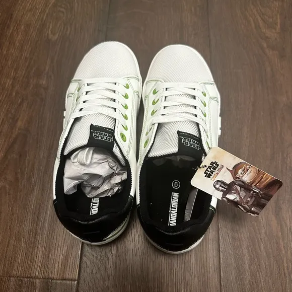 Ground Up Grogu Mesh Court Sneakers