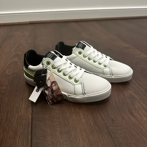 Ground Up Grogu Mesh Court Sneakers