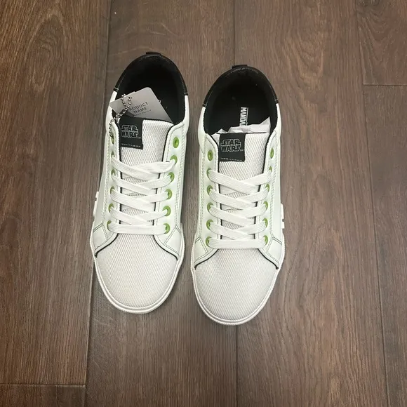 Ground Up Grogu Mesh Court Sneakers