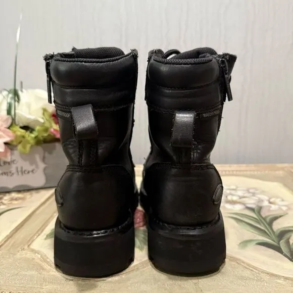 Harley-Davidson Women’s Jenell 5-Inch Leather Motorcycle Boots Black D87031  5.5