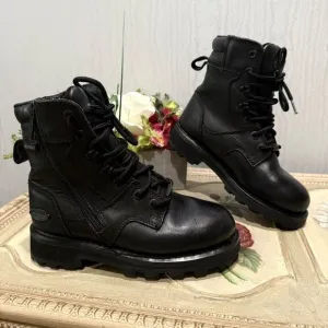 Harley-Davidson Women’s Jenell 5-Inch Leather Motorcycle Boots Black D87031  5.5