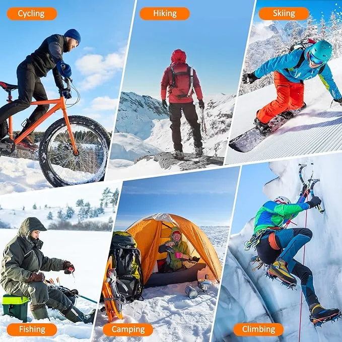 Heated Socks, Rechargeable Heated Socks for Men Women, Battery Powered Foot Warmer with APP Control for Winter Hunting Skiing Camping Hiking