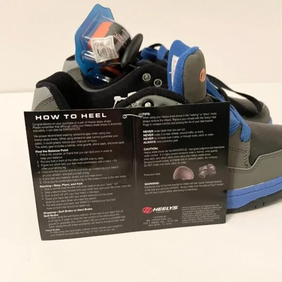 Heelys Flow Emille Shoes Boys Youth Size 7