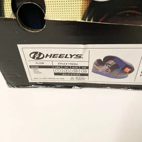 Heelys Flow Emille Shoes Boys Youth Size 7