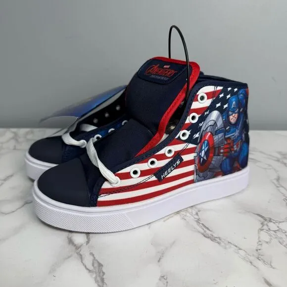 Heelys Youth Sneakers Skates sz 3 Big Kids Avengers NEW # K363