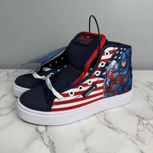 Heelys Youth Sneakers Skates sz 3 Big Kids Avengers NEW # K363
