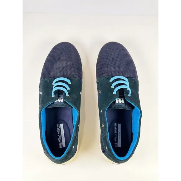 Helly Hansen Lillesand Mens Shoes Blue Boat Shoe Loafer Casual Outdoor US 11.5