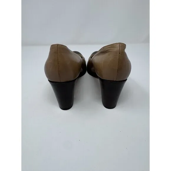 Henry Beguelin Barneys Brown Pumps Heels Made In Italy EUR 38.5 US 8-8.5
