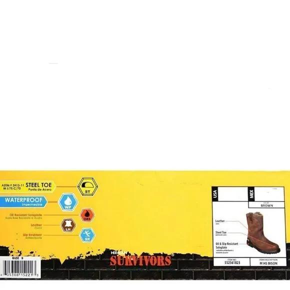 Herman Survivors Bison steel toe boots