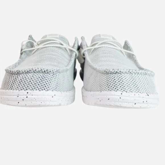 Hey Dude Wally Sox Storm White Mens Comfort Casual Shoes Size 12