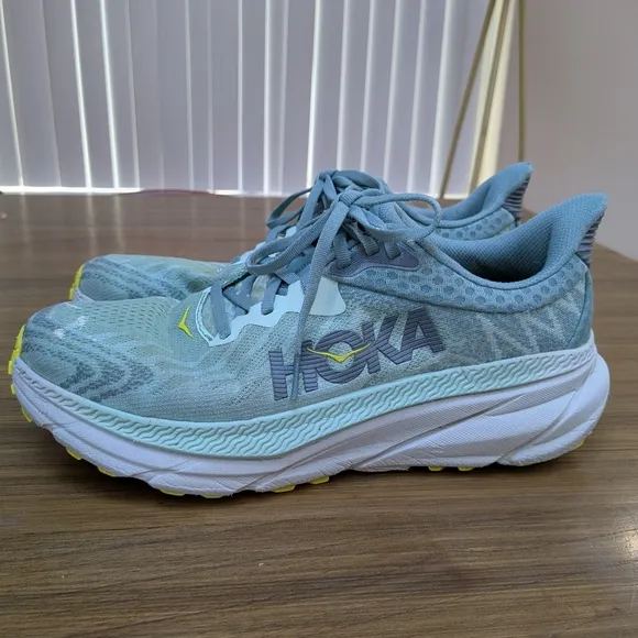 HOKA Challenger ATR 7 Mist Green/Trellis Running Shoes Size 10 Wide