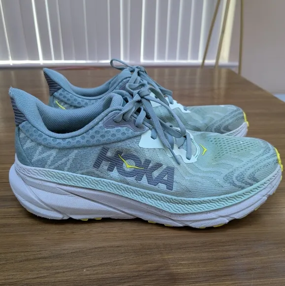 HOKA Challenger ATR 7 Mist Green/Trellis Running Shoes Size 10 Wide