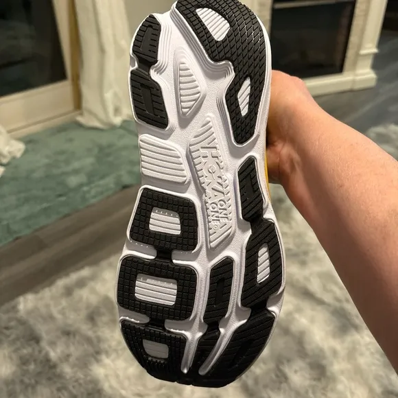Hoka Men's Running Shoes - White and Yellow