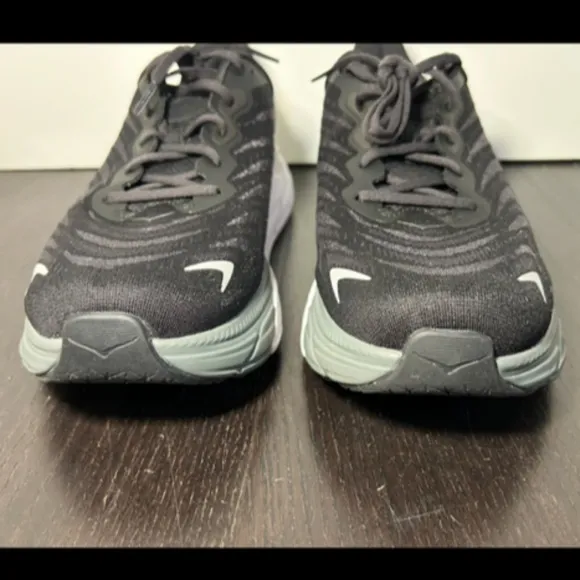 Hoka One One Arahi 6 Running Shoes Sneaker Black/White/Grey Mens Size 12.5D