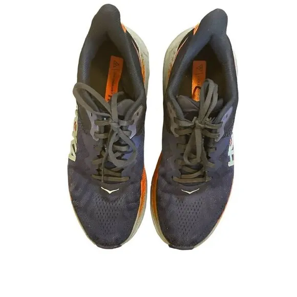 Hoka One One Challenger ATR 7 Bellwether Blue Orange Gray Men's Size 9D