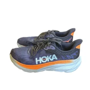 Hoka One One Challenger ATR 7 Bellwether Blue Orange Gray Men's Size 9D