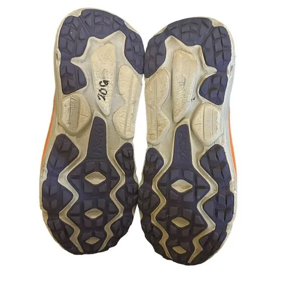 Hoka One One Challenger ATR 7 Bellwether Blue Orange Gray Men's Size 9D