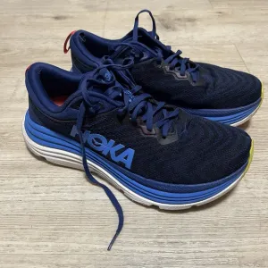 Hoka One One Gaviota 5 Mens 10 D Shoes Blue Running Walking Sneaker 1127929 BBES
