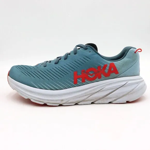 Hoka One One Rincon 3 Mens Size 10.5D Blue Running‎ Shoes Sneakers 1119395 MSSS