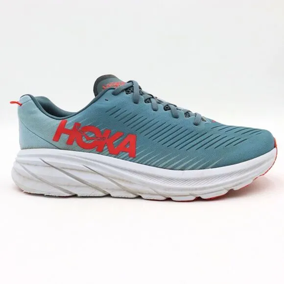Hoka One One Rincon 3 Mens Size 10.5D Blue Running‎ Shoes Sneakers 1119395 MSSS