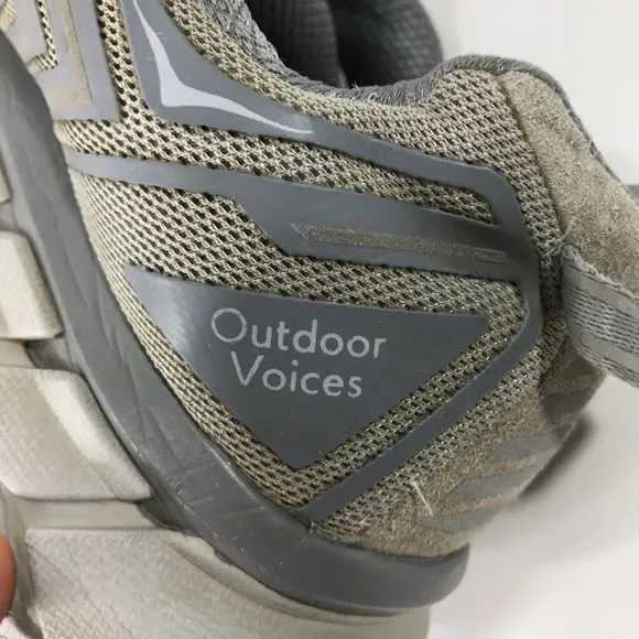 Hoka One Shoes Men's 12 Gray Clifton Running Athletic 1108409 SLVR Sneakers