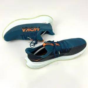 Hoka Shoes Men 12.5D Blue Coral Black M Carbon X3 One One 1123192 BCBLC Sneakers