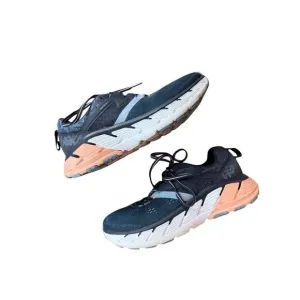 Hoka One One Womens Indigo Dusty Pink Gaviota 2 Running Shoes Sneakers Size 8