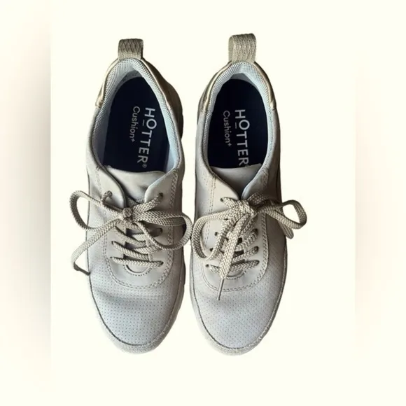 Hotter Gravity II Women’s 6.5 GreyLightweight Sports Trainer Leather Shoes