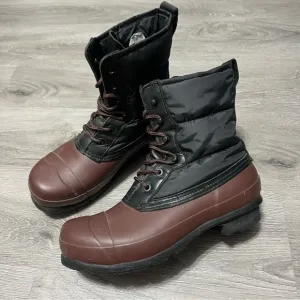 Hunter Quilted Lace Up Waterproof Boots Size 7