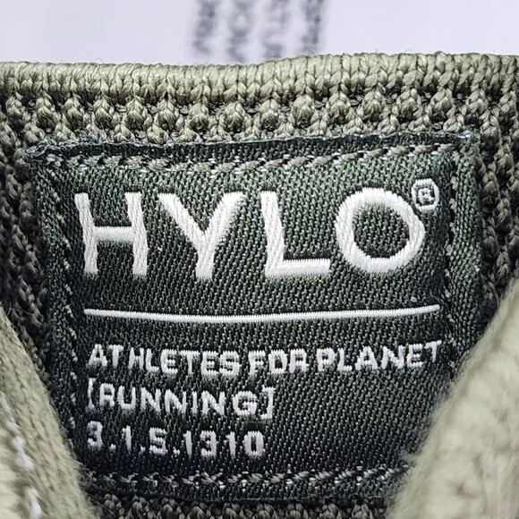 HYLO Light Eco-Conscious Corn Runners Trainers Khaki Sneakers Size 10