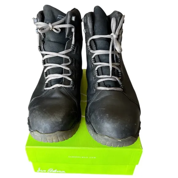 Hytest Footrest Xergy Composite Safety Toe Work Boots Black Leather k22470 Sz 11