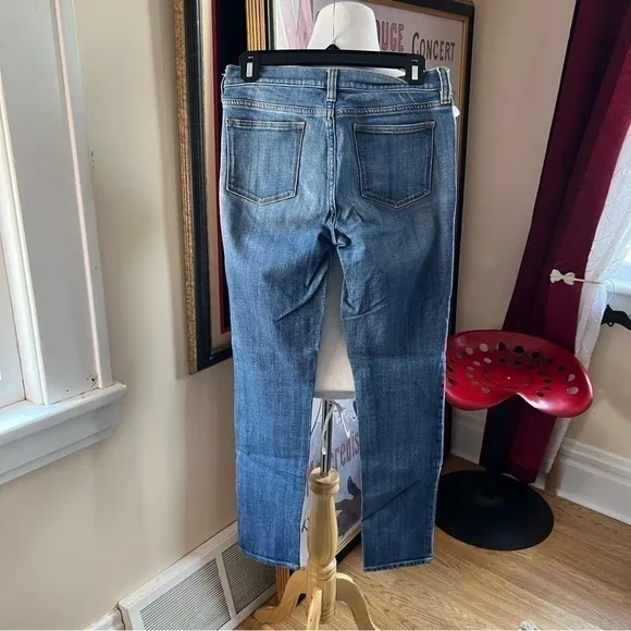 J. Crew Toothpick Skinny Medium Wash Denim Blue Jeans Style #02643 Size 27