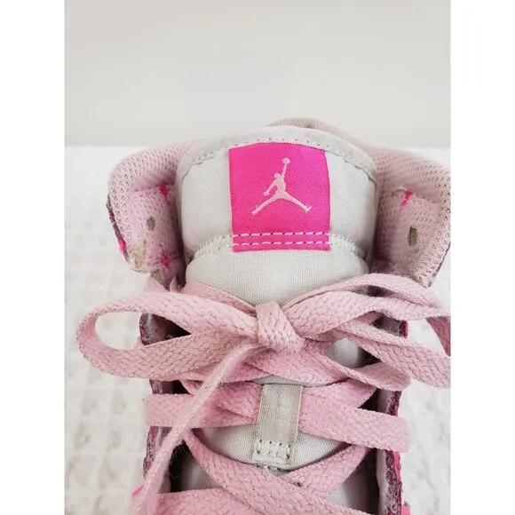 (J5) Nike Air Jordan 1 Mid Fierce Pink Girls Youth Shoes 3Y Barbie FD8781-116