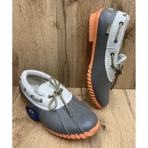 JBU Gwen Womens Size 9M Tan/Brown Orange Low Duck Shoes Weather Ready Rubber