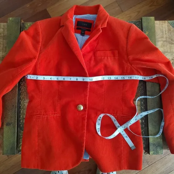 J.CREW Campbell Blazer in Corduroy Size 6 Petite