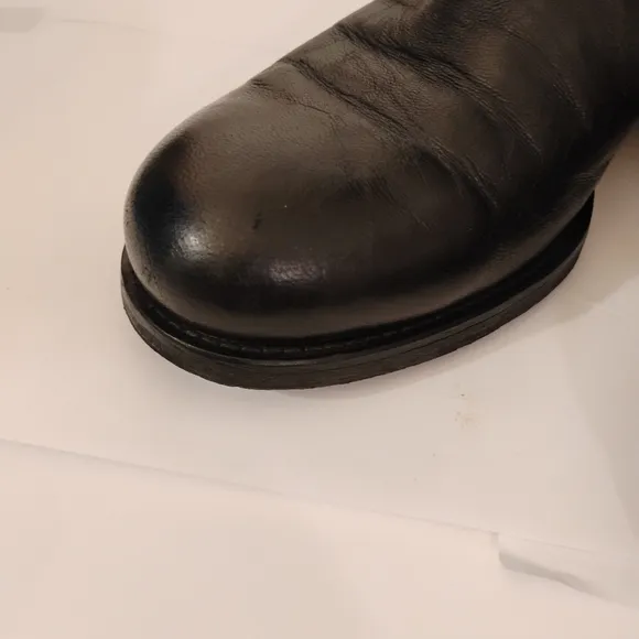 Jimmy ChooJimmy Choo Black Leather Biker Ankle Boots Size 37