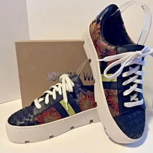 Johnny Was Downtown Jacquard Sneakers Shoes 10 Biya JWLA 3J Workshop MSRP $268