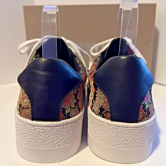 Johnny Was Downtown Jacquard Sneakers Shoes 10 Biya JWLA 3J Workshop MSRP $268